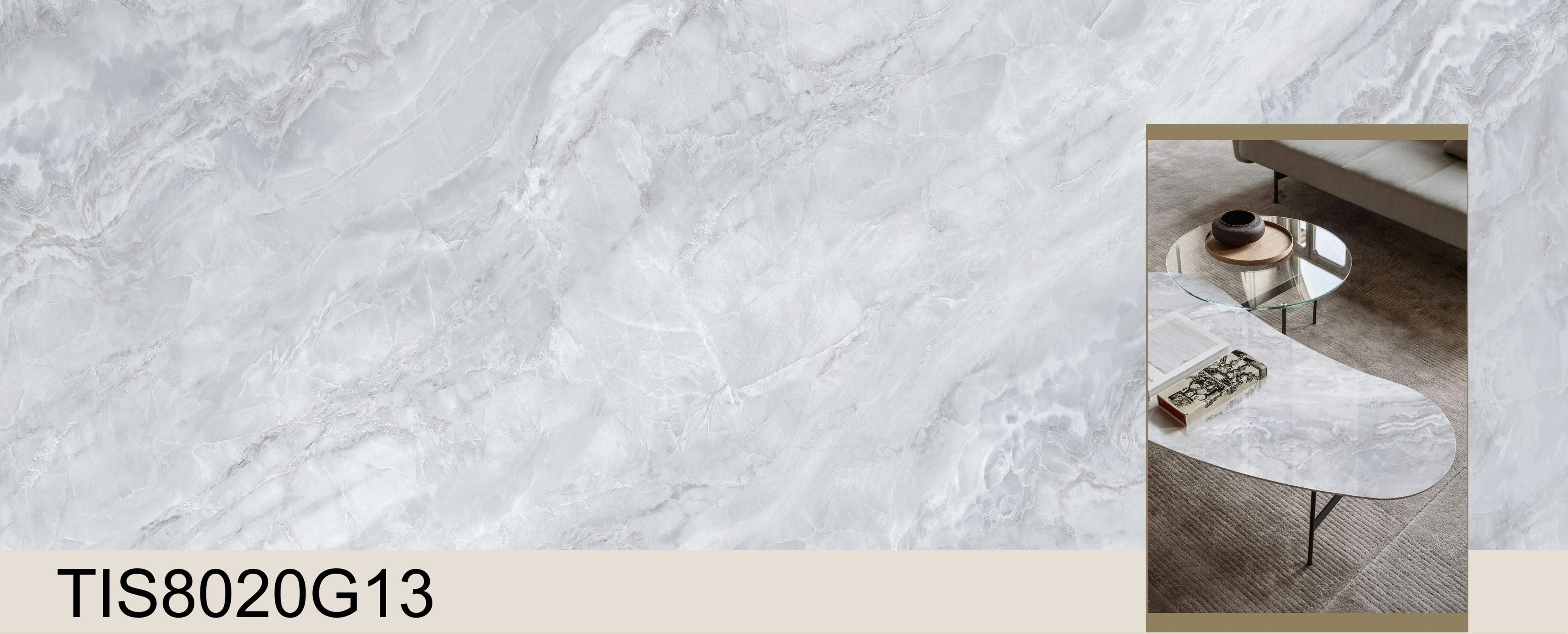 TIS8020G13 - Sintered Stone 800*2000*12mm Glossy