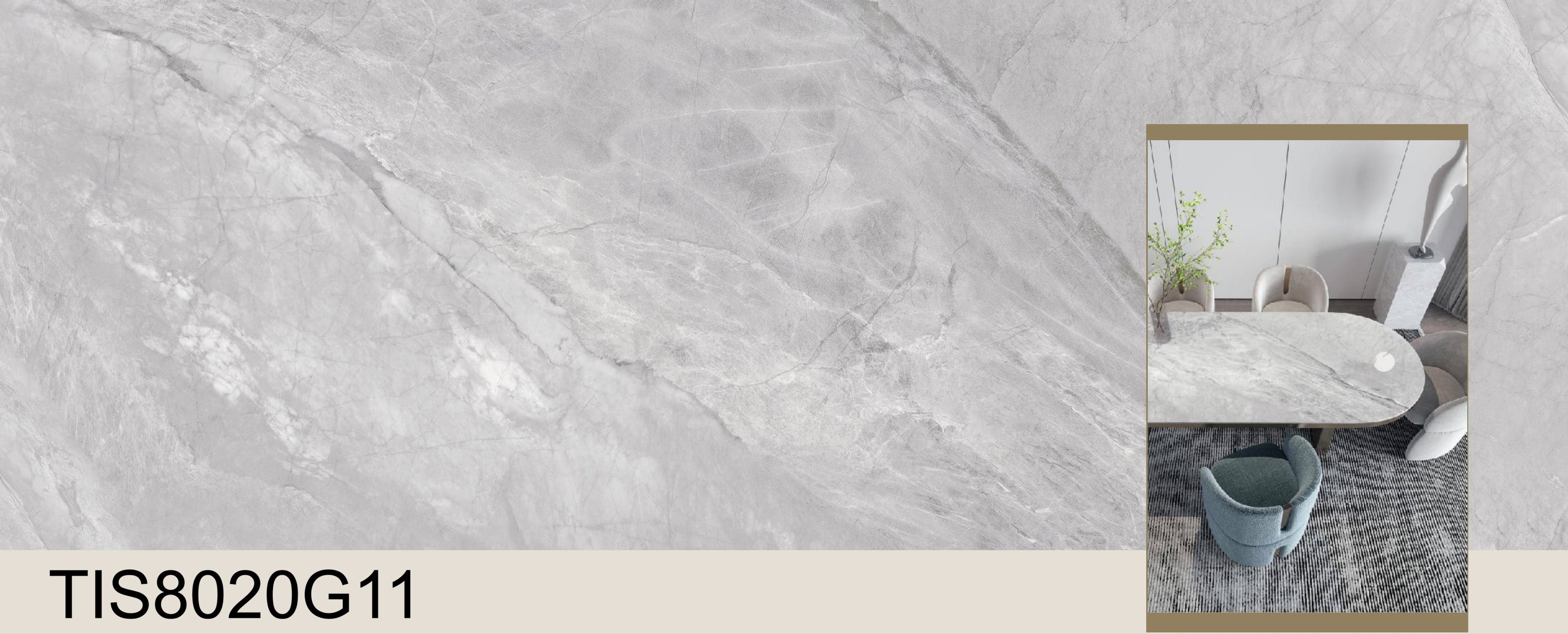 TIS8020G11 - Sintered Stone 800*2000*12mm Glossy