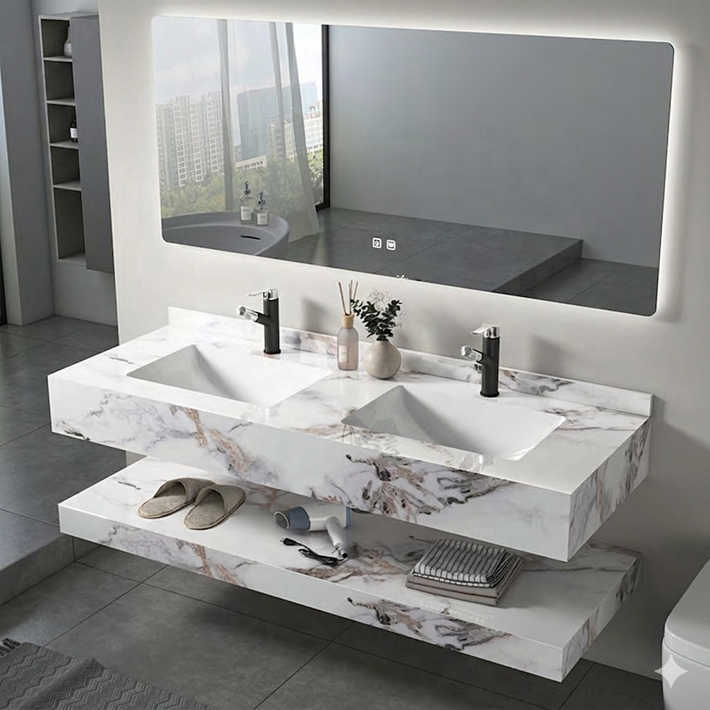 Seamless Counter & Shelf 1000x500x150mm